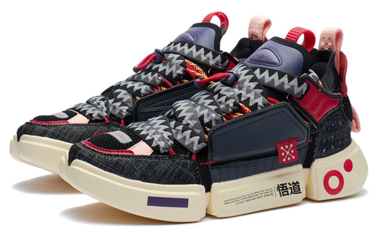 Lookbook Li-Ning 2 ACE Remake 'Hitam Merah' AGWR019-2