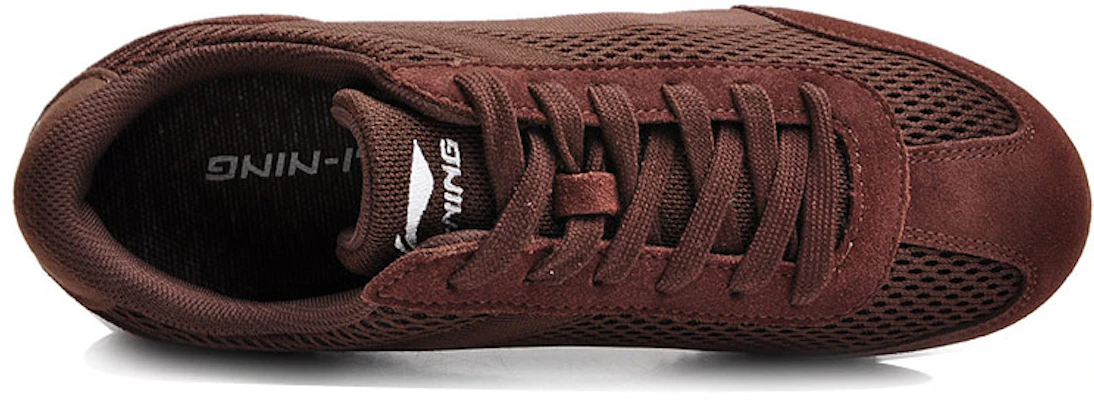 Li-Ning 3K ''Bruin Lichtgewicht Ademend Hardloopschoen'' ALCH027-4 Shop Li-Ning 3K ''Bruin Lichtgewicht Ademend Hardloopschoen'' ALCH027-4