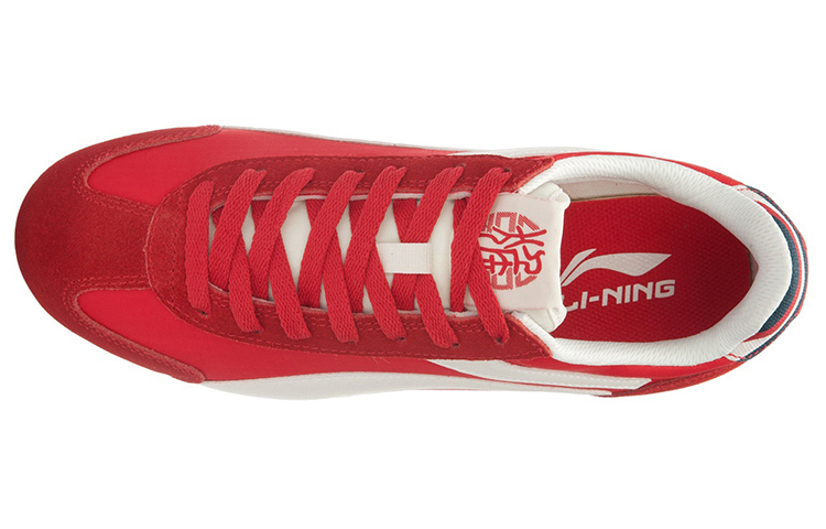 Lookbook Li-Ning 3KM Classique Low Rouge Blanc ''Forrest Gump'' ALCL009-2