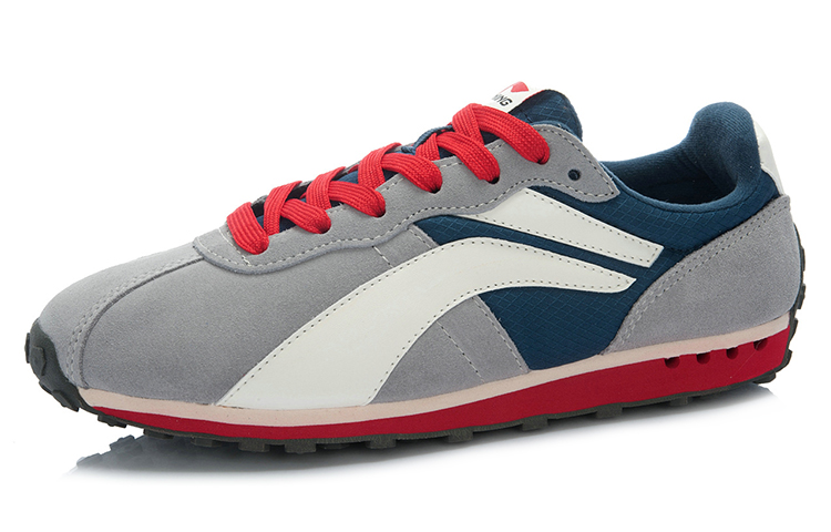 Order Li-Ning 3KM II 'Klasik Low-Top Kelabu Biru' ALCJ097-4