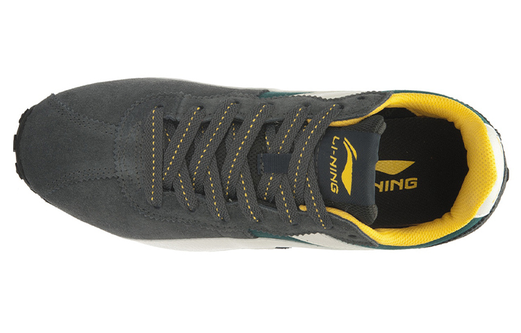 Lookbook Li-Ning 3KM II LTR 'Abu Gelap Hijau Putih' ALCK121-2