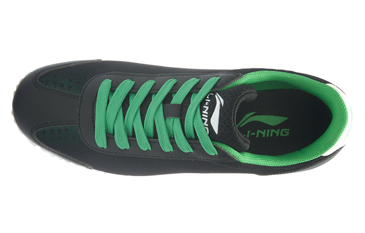 Lookbook Li-Ning 3KM Light ''Klassisches Laufen Schwarz Grün'' ALCK041-3