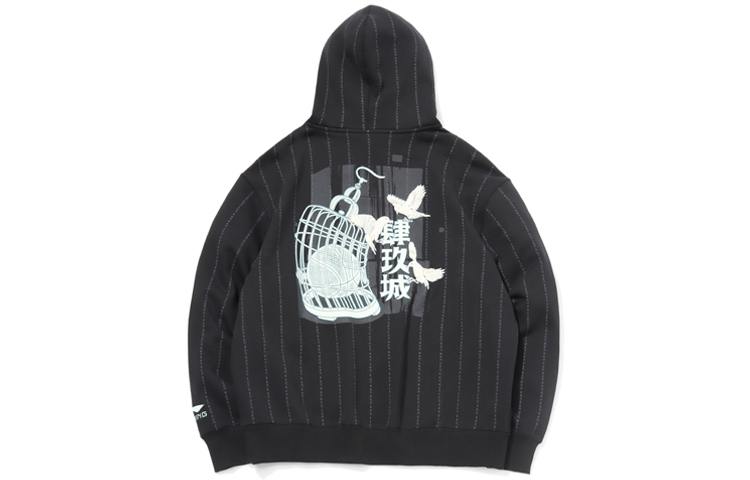Li-Ning 49 City Pullover Hoodie Standard Black AWDQC83-3