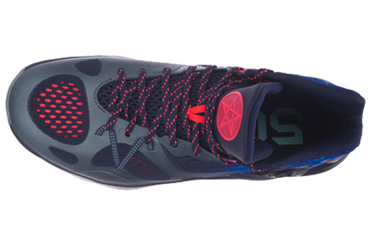 Lookbook Li-Ning 5 High Top Blau Sneakers ABAM019-7