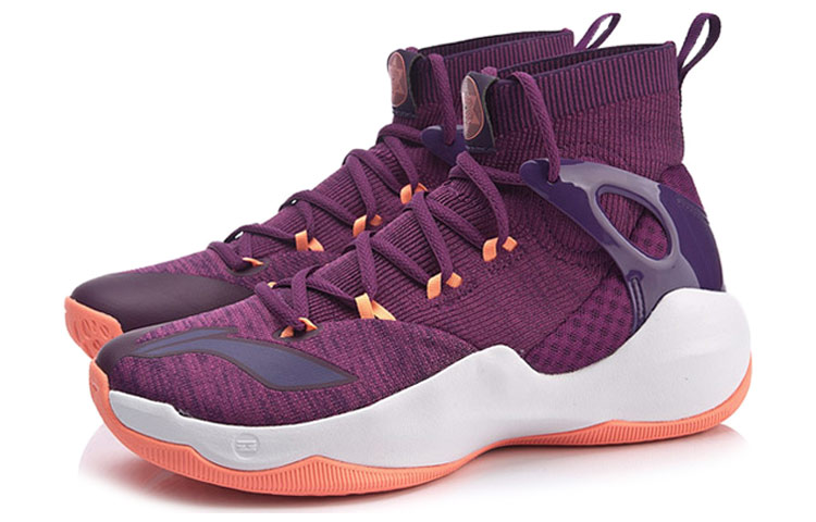 Lookbook Li-Ning 6 V2 Weiß/Lila ABAN027-3