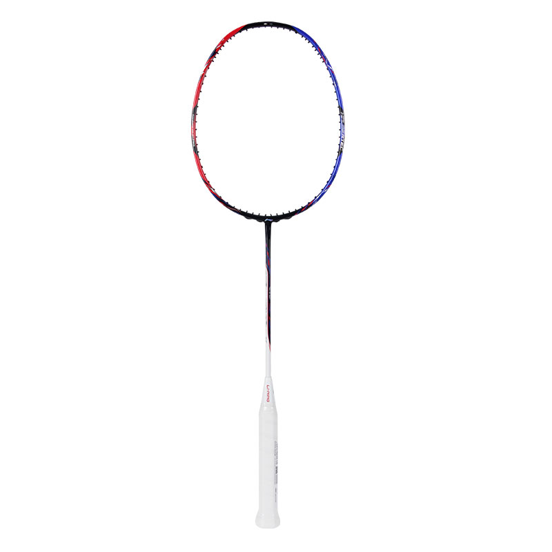 Lookbook Li-Ning 9000 Badminton Racket Ultra-Light Carbon Pro Defensive Control Lava Red/Blue AYPU115-88