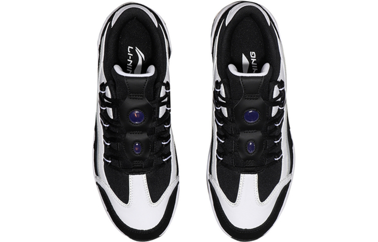 Shop Li-Ning 90 Vollsohlen-Luftkissen ''Schwarz Weiß'' AGCN287-4