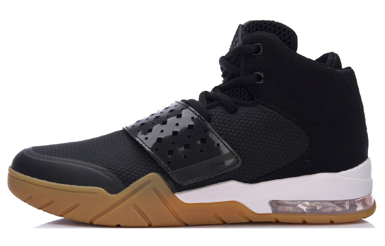 Li-Ning 90New Basketball Shoes 'Black White High-Top' ABCM033-1