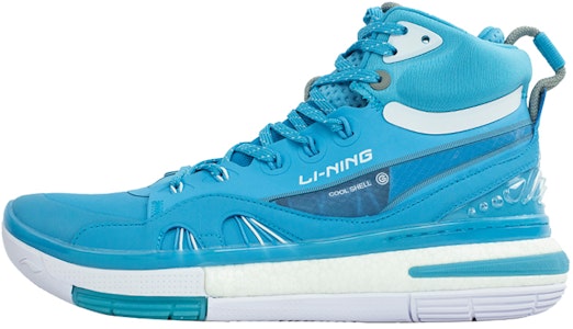 LiNing李寧 937 䨻 減震防滑耐磨 高筒 實戰籃球鞋 藍白 Buy LiNing李寧 937 䨻 減震防滑耐磨 高筒 實戰籃球鞋 藍白