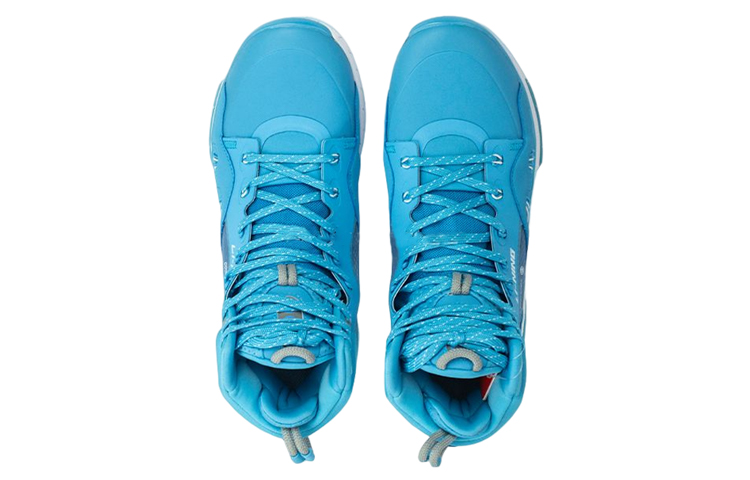 Order LiNing李寧 937 䨻 減震防滑耐磨 高筒 實戰籃球鞋 藍白