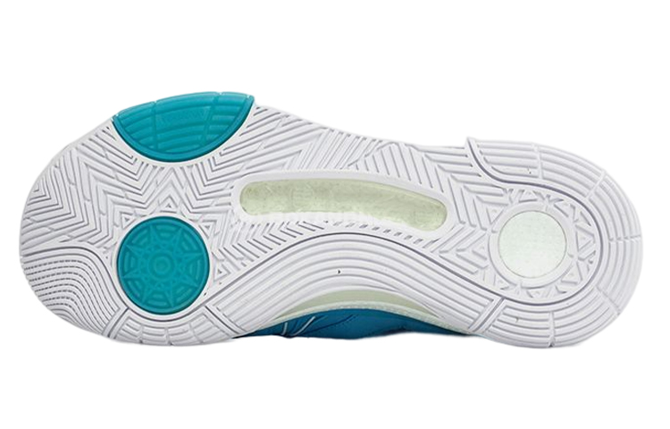 Shop LiNing李寧 937 䨻 減震防滑耐磨 高筒 實戰籃球鞋 藍白