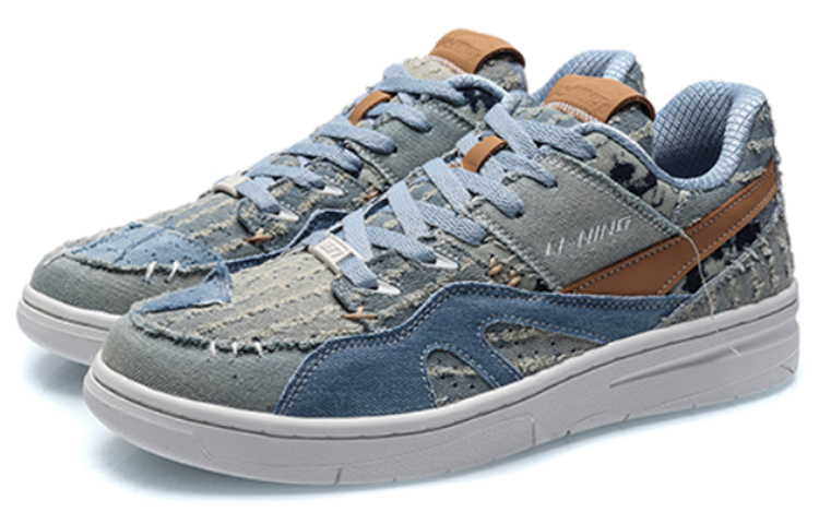 Lookbook Li-Ning 937 Deluxe Low 'Blue Jeans' Kasut Lelaki AGBR049-3