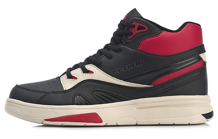 Li-Ning 937 LTE 'Black Red High-Top Retro' AGBP035-3