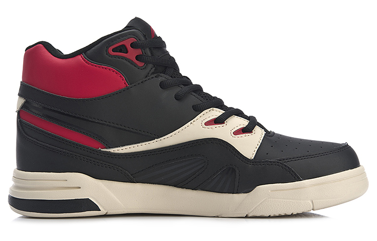 Order Li-Ning 937 LTE ''Zwart Rood High-Top Retro'' AGBP035-3