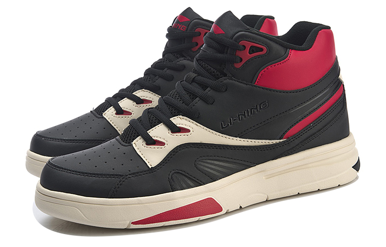 Lookbook Li-Ning 937 LTE ''Zwart Rood High-Top Retro'' AGBP035-3
