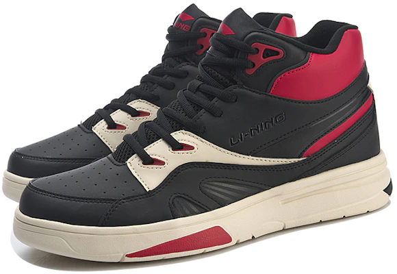 Li-Ning 937 LTE ''Zwart Rood High-Top Retro'' AGBP035-3 Lookbook Li-Ning 937 LTE ''Zwart Rood High-Top Retro'' AGBP035-3