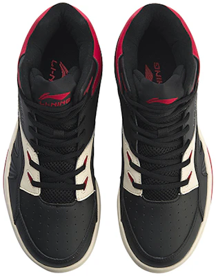 Li-Ning 937 LTE ''Zwart Rood High-Top Retro'' AGBP035-3 Shop Li-Ning 937 LTE ''Zwart Rood High-Top Retro'' AGBP035-3