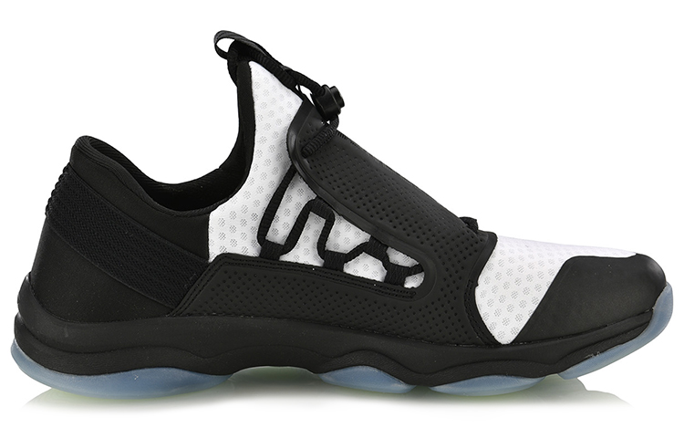 Order Li-Ning Sepatu Lari Pelatihan Penyangga 'Hitam Putih' AFJN007-1