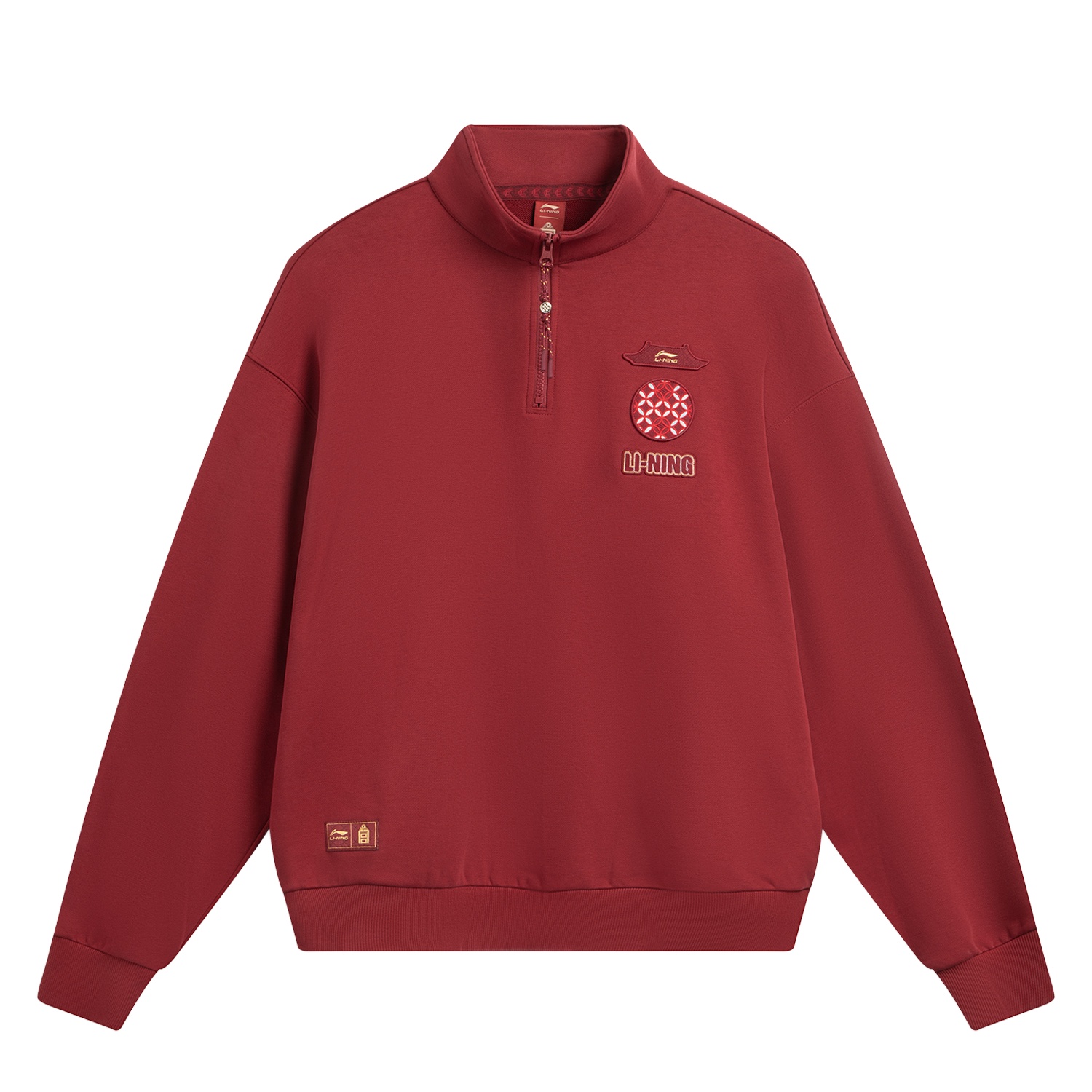 Li-Ning × Forbidden City CNY Year of the Horse Embroidered Fashion Sweatshirt Men AWDW463-2