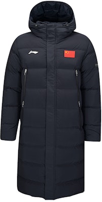 李寧羽毛球系列黑色保暖外套附標誌及國旗圖案 AYMT123-1 Order 李寧羽毛球系列黑色保暖外套附標誌及國旗圖案 AYMT123-1