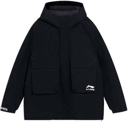 李寧 黑色長袖寬鬆版羽絨外套 附標籤 - 籃球系列 AYMS131-1 Buy 李寧 黑色長袖寬鬆版羽絨外套 附標籤 - 籃球系列 AYMS131-1