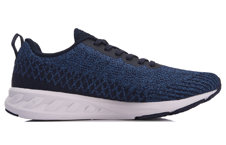 Order Li-Ning ''Bleu Noir Multicolore Tricot Léger Amorti Chaussures Running'' ARHN101-4