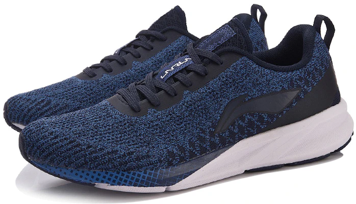 Li-Ning ''Bleu Noir Multicolore Tricot Léger Amorti Chaussures Running'' ARHN101-4 Lookbook Li-Ning ''Bleu Noir Multicolore Tricot Léger Amorti Chaussures Running'' ARHN101-4