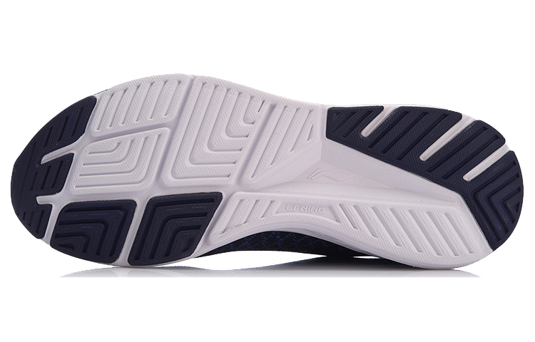 Purchase Li-Ning ''Bleu Noir Multicolore Tricot Léger Amorti Chaussures Running'' ARHN101-4