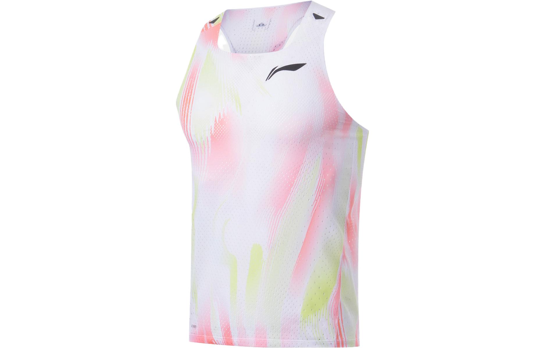 Li-Ning  Reflective Quick-Dry Sleeveless Gym Shirt Fluorescent Yellow-Green AAYT083-1