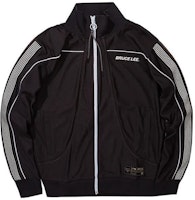 Li-Ning Solid Stripe Print Jacket Black AFDR985-3 Li-Ning Solid Stripe Print Jacket Black AFDR985-3
