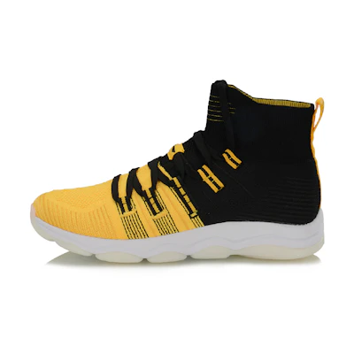 Li-Ning 'WuJie High-Top Retro Basketball Black Yellow'