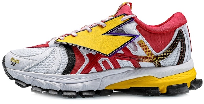 Li-Ning ACE Wit/Rood/Geel ARZN005-4 Buy Li-Ning ACE Wit/Rood/Geel ARZN005-4