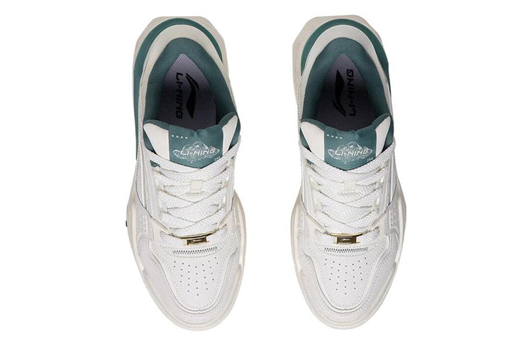 Shop Chaussures de Skate Li-Ning AG ''Beige Vert'' AGCS245-5