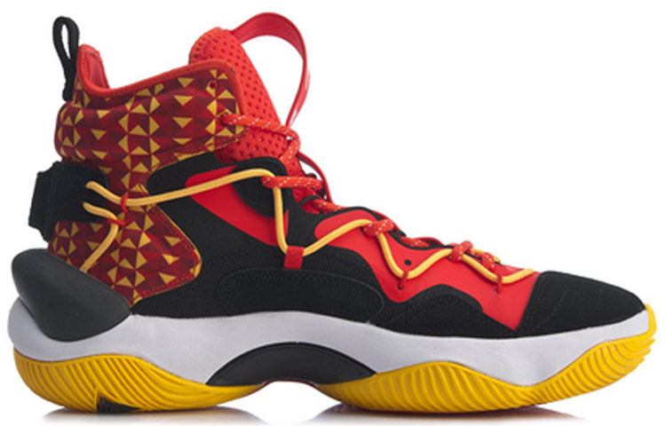 Order Li-Ning Airstrike 6 Tinggi Merah/Kuning ABAQ011-6