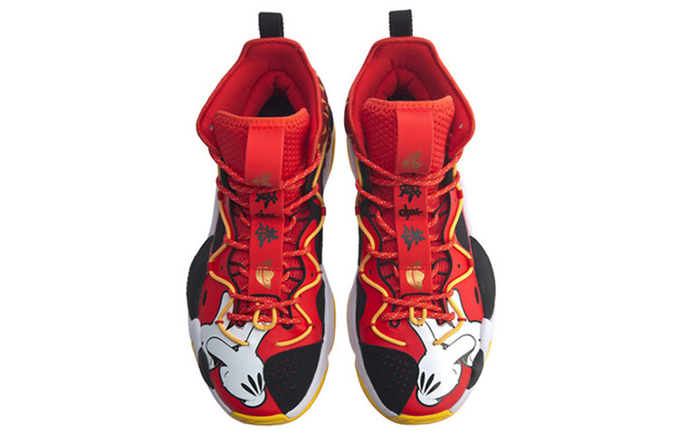 Shop Li-Ning Airstrike 6 Tinggi Merah/Kuning ABAQ011-6