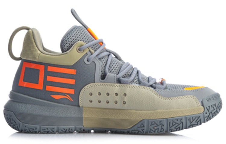 Order 李宁 全天4 低帮 籃球鞋 男款 灰橙