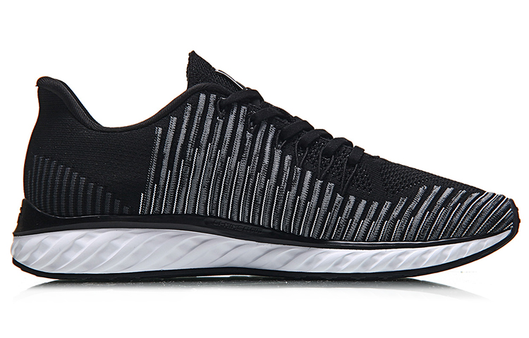 Order Sepatu Lari Li-Ning All Guard Anti Kejut 'Hitam Abu-abu' ARHN195-4
