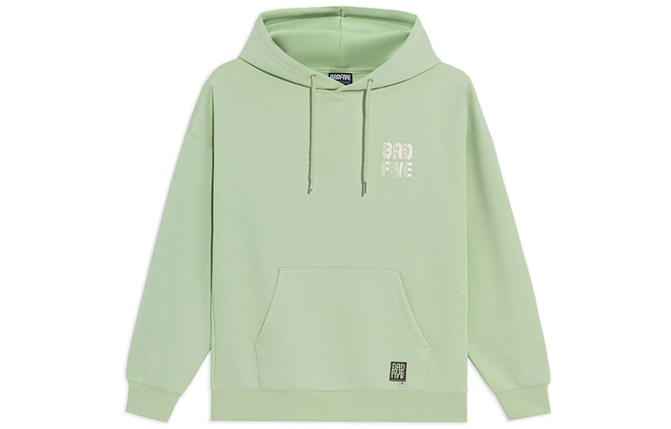 Li-Ning Alphabet Pullover Sweatshirt Unisex Couple Style in Aqua Green AWDS131-1