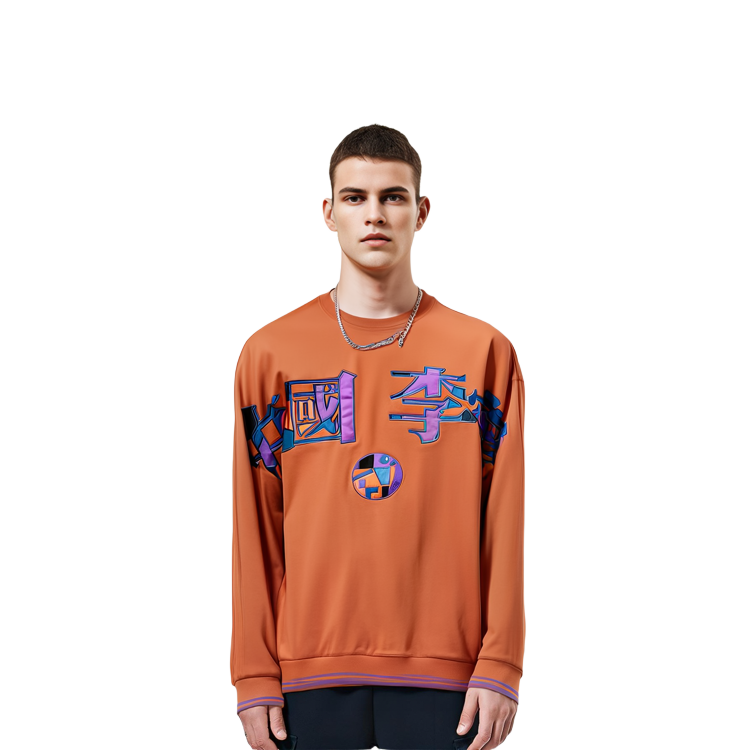 Sizing Li-Ning Amber Crewneck Pullover Sweatshirt Casual Sportswear - Autumn AWDR217-3