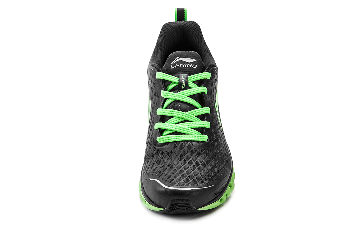Order LiNing李寧 弧四代 輕質緩震跑步鞋 黑綠
