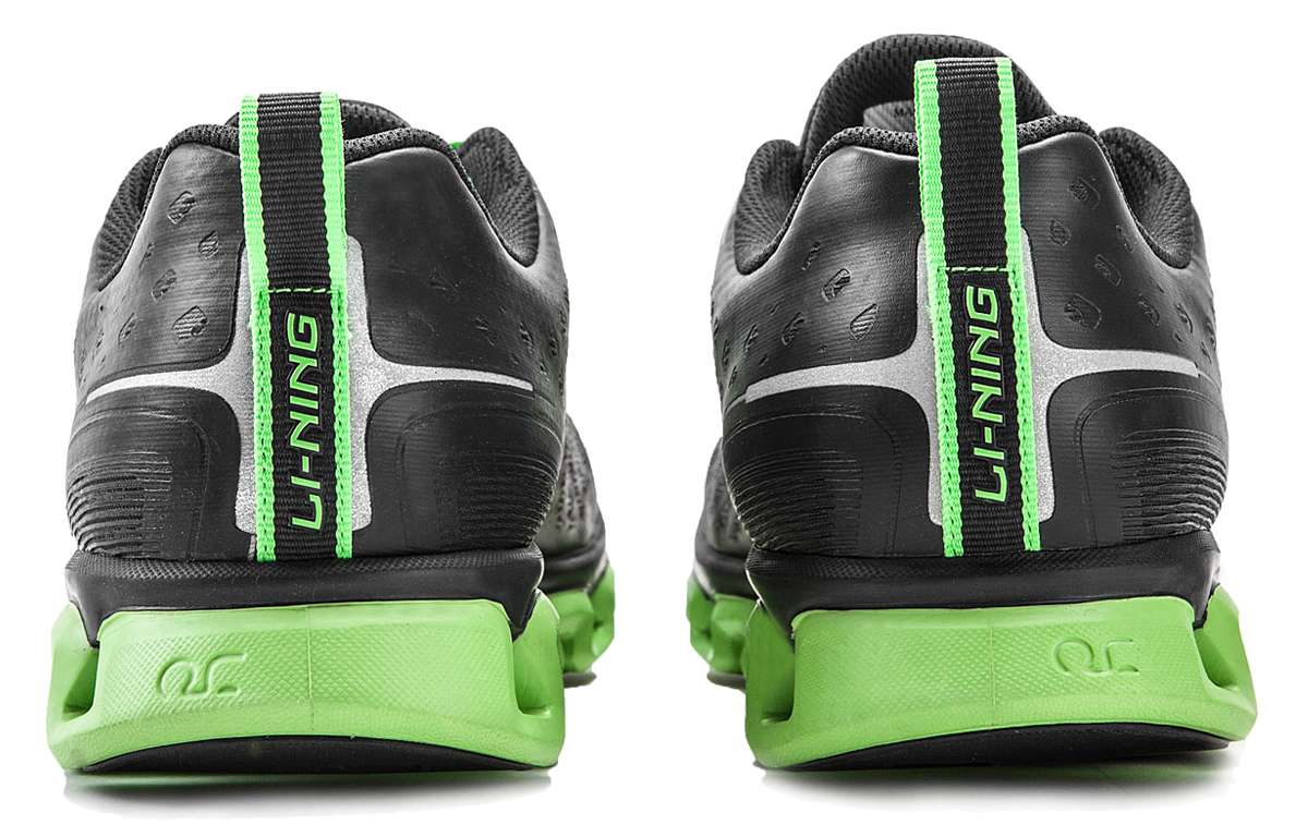 Lookbook LiNing李寧 弧四代 輕質緩震跑步鞋 黑綠