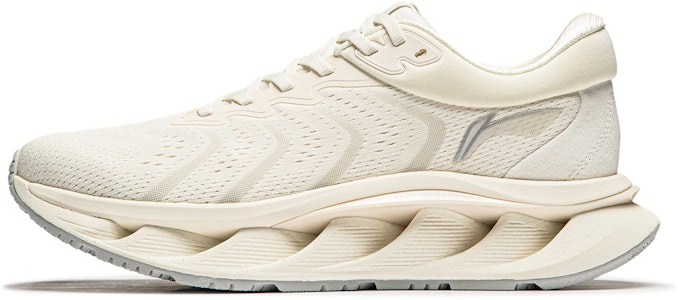中國李寧 弧CRC 減震耐磨 低幫 跑步鞋 男款 米白色 Buy 中國李寧 弧CRC 減震耐磨 低幫 跑步鞋 男款 米白色