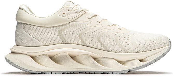 中國李寧 弧CRC 減震耐磨 低幫 跑步鞋 男款 米白色 Order 中國李寧 弧CRC 減震耐磨 低幫 跑步鞋 男款 米白色