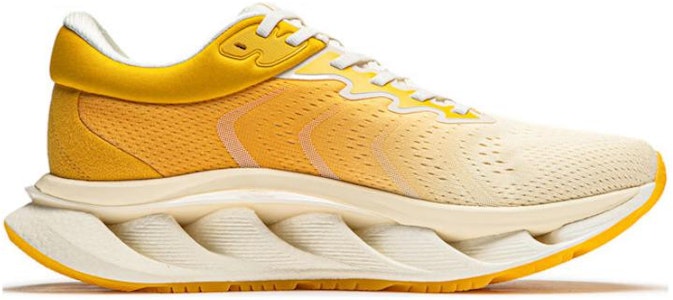 台灣李寧 弧CRC 抗震滑 高筒 跑步鞋 男款 黃白 Order 台灣李寧 弧CRC 抗震滑 高筒 跑步鞋 男款 黃白