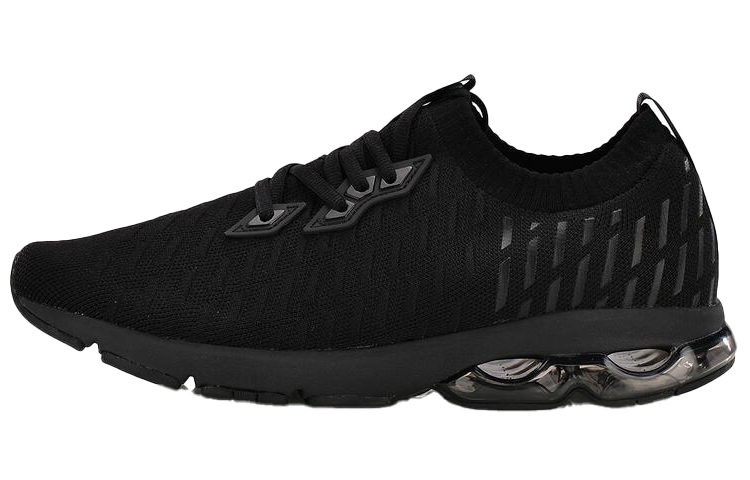Li-Ning Arc Half-Palm Air Knit Shock-Absorbing Running Shoes 'Black' ARHN013-8