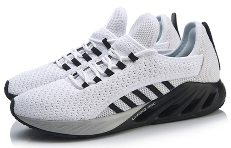 Lookbook Li-Ning Arc Baskets Basses Running ''Blanc Standard'' ARHP017-1