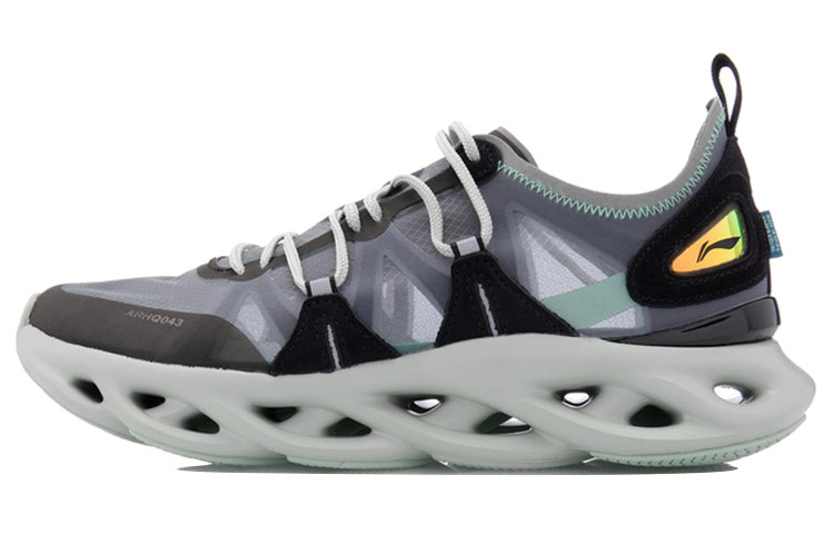 Li-Ning Arc Low-Top Running Shoes 'Black Grey' ARHQ043-1
