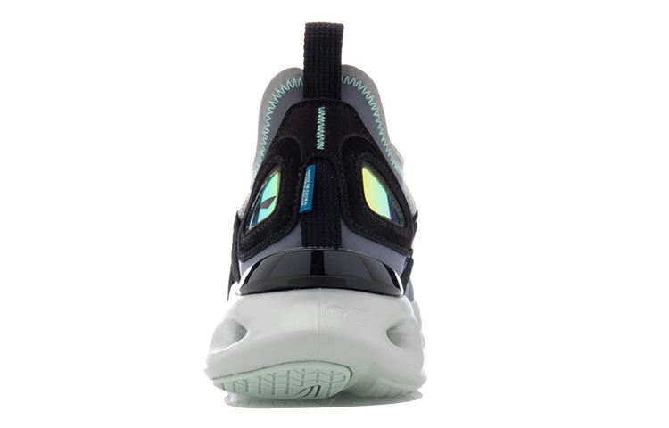 Shop Sepatu Lari Low-Top Li-Ning Arc 'Hitam Abu-Abu' ARHQ043-1
