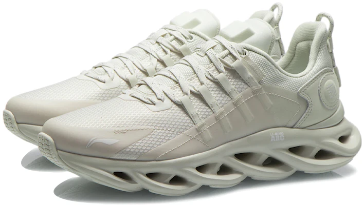 Li-Ning Arc Baskets Basses Running ''Blanc Perle'' ARHP245-7 Lookbook Li-Ning Arc Baskets Basses Running ''Blanc Perle'' ARHP245-7