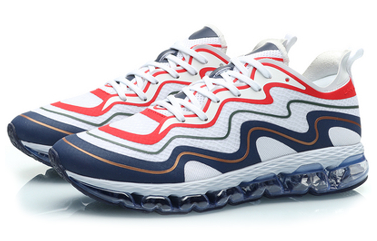 Lookbook Li-Ning Arc Low Top ''Bianco Blu'' ''Breeze'' Sneakers. ARHP119-3